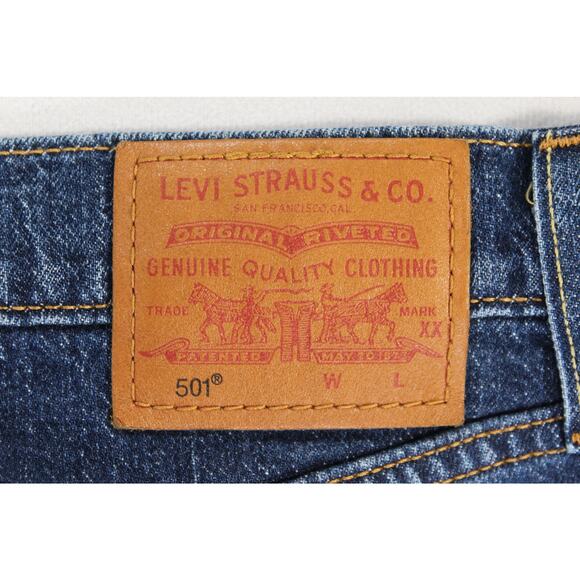 Levi’s 501 Premium Jeans Women’s 27x30 Button Fly High Rise Straight Leg - Picture 5 of 9